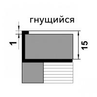 Профиль оконтовочный ПК 02-15 Профиль оконтовочный ПК 02-15