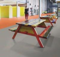 Натуральный линолеум Marmoleum Concrete 3712 orange shimmer Натуральный линолеум Marmoleum Concrete 3712 orange shimmer
