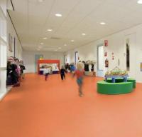 Натуральный линолеум Marmoleum Concrete 3738  orange glow Натуральный линолеум Marmoleum Concrete 3738  orange glow