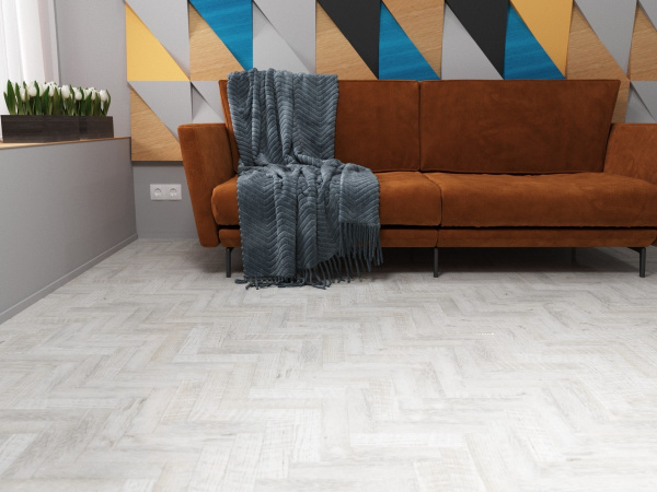 Кварц-виниловая плитка Fine Floor Rich Small Plank Дуб Анхель FF-082