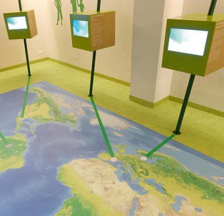 Натуральный линолеум 3224 chartreuse (Forbo Marmoleum Real)