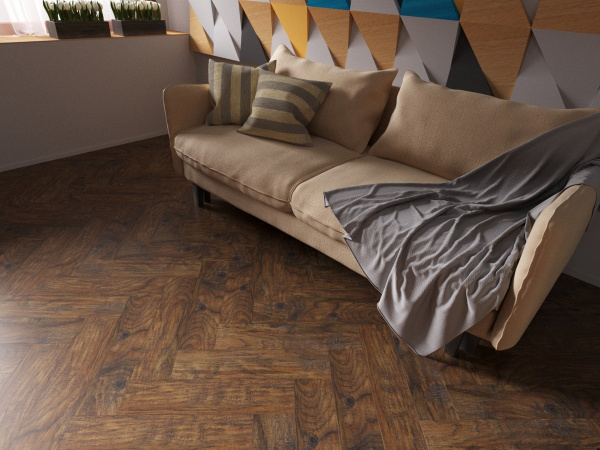 Кварц-виниловая плитка Fine Floor Rich Short Plank Пекан Порто FF-066