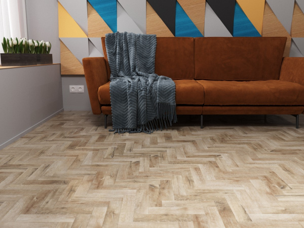 Кварц-виниловая плитка Fine Floor Rich Small Plank Дуб Мале FF-069
