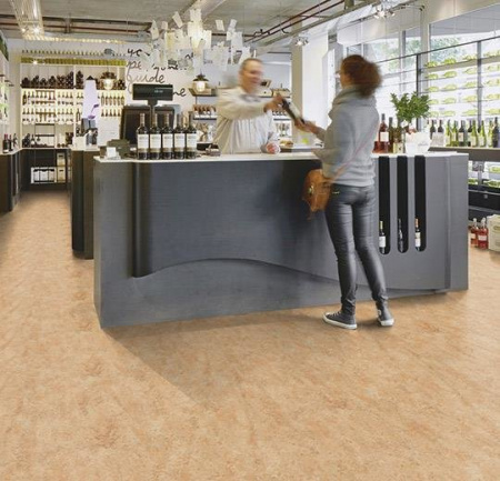 Натуральный линолеум 3075 shell (Forbo Marmoleum Real)