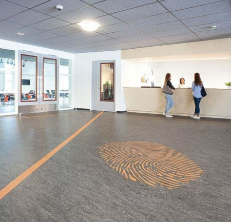 Натуральный линолеум 3048 graphite (Forbo Marmoleum Real)