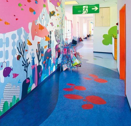 Натуральный линолеум 3030 blue (Forbo Marmoleum Real)