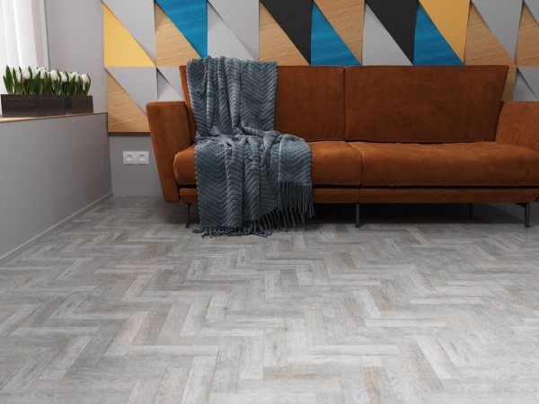 Кварц-виниловая плитка Fine Floor Rich Small Plank Дуб Корфу FF-070