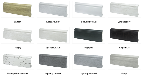 Плинтус напольный WINART PRO HDPS Серия АМПИР 80 мм Плинтус напольный WINART PRO HDPS Серия АМПИР 80 мм