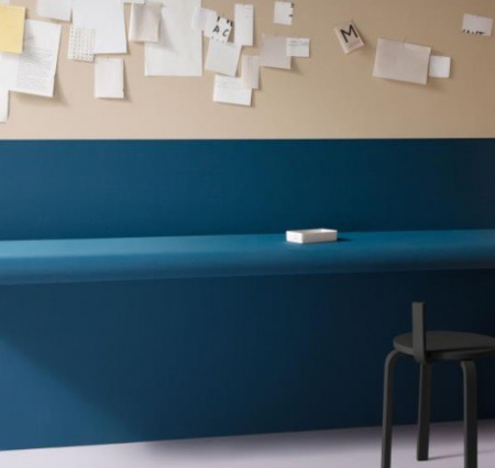 Натуральный линолеум Bulletin board 2214 blue berry