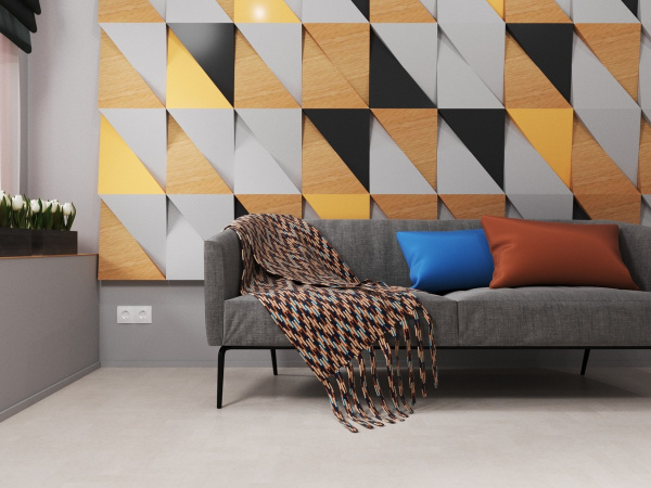 Кварц-виниловая плитка Fine Floor Stone Small Plank Сан-Вито FF-490