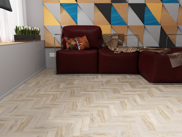 Кварц-виниловая плитка Fine Floor Wood Small Plank Дуб Хэмптон-Корт FF-008